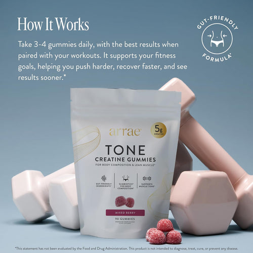 Tone (Creatine Gummies) Mixed-Berry